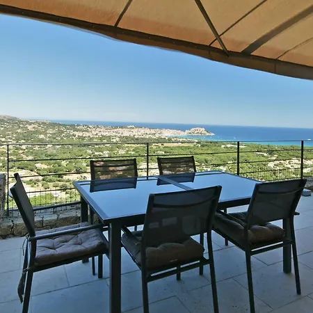 Superbe D'architecte En Pierre Traditionnelle Vue Mer Calvi